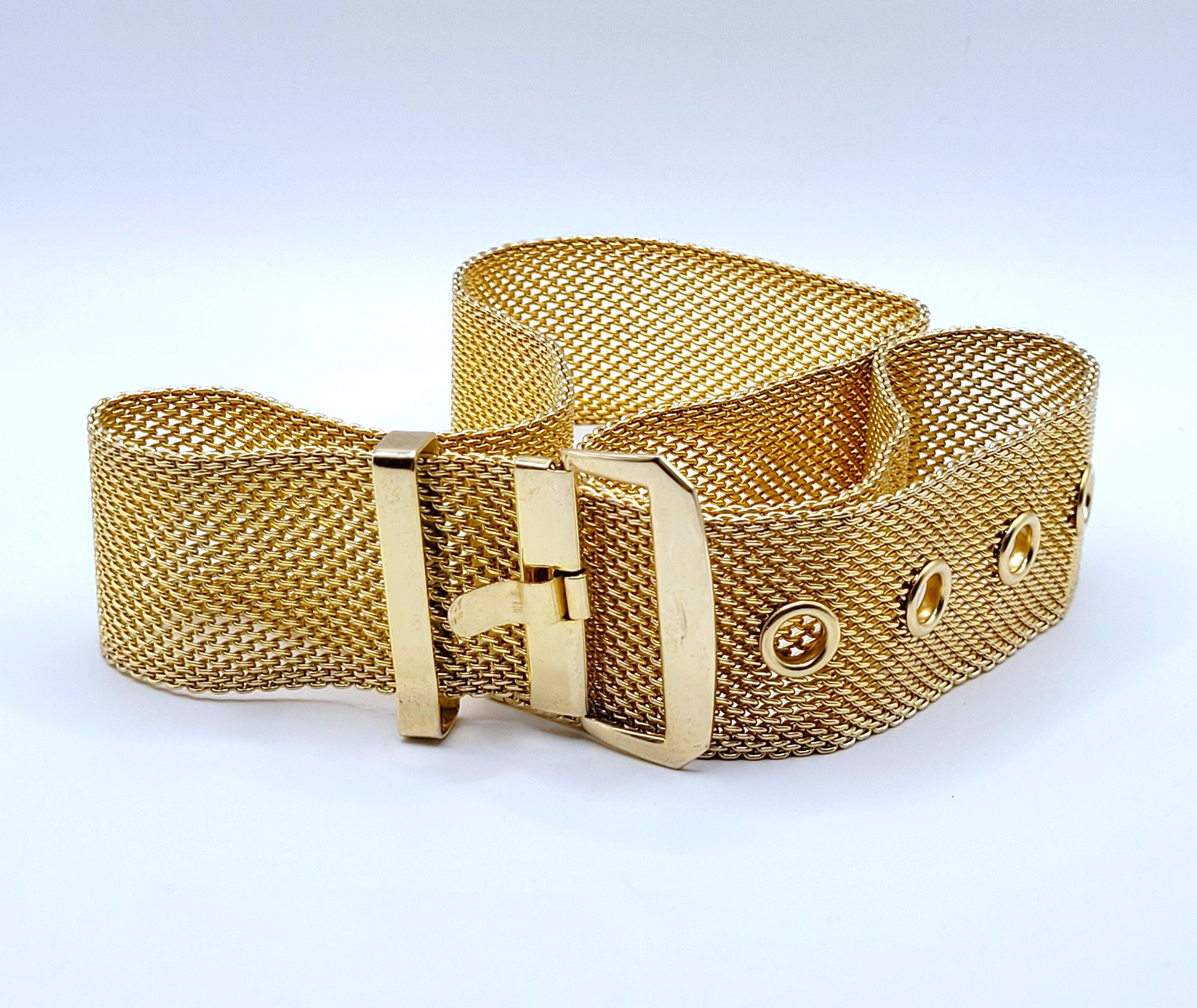 Gold Mesh Belt Women’s Size 27\