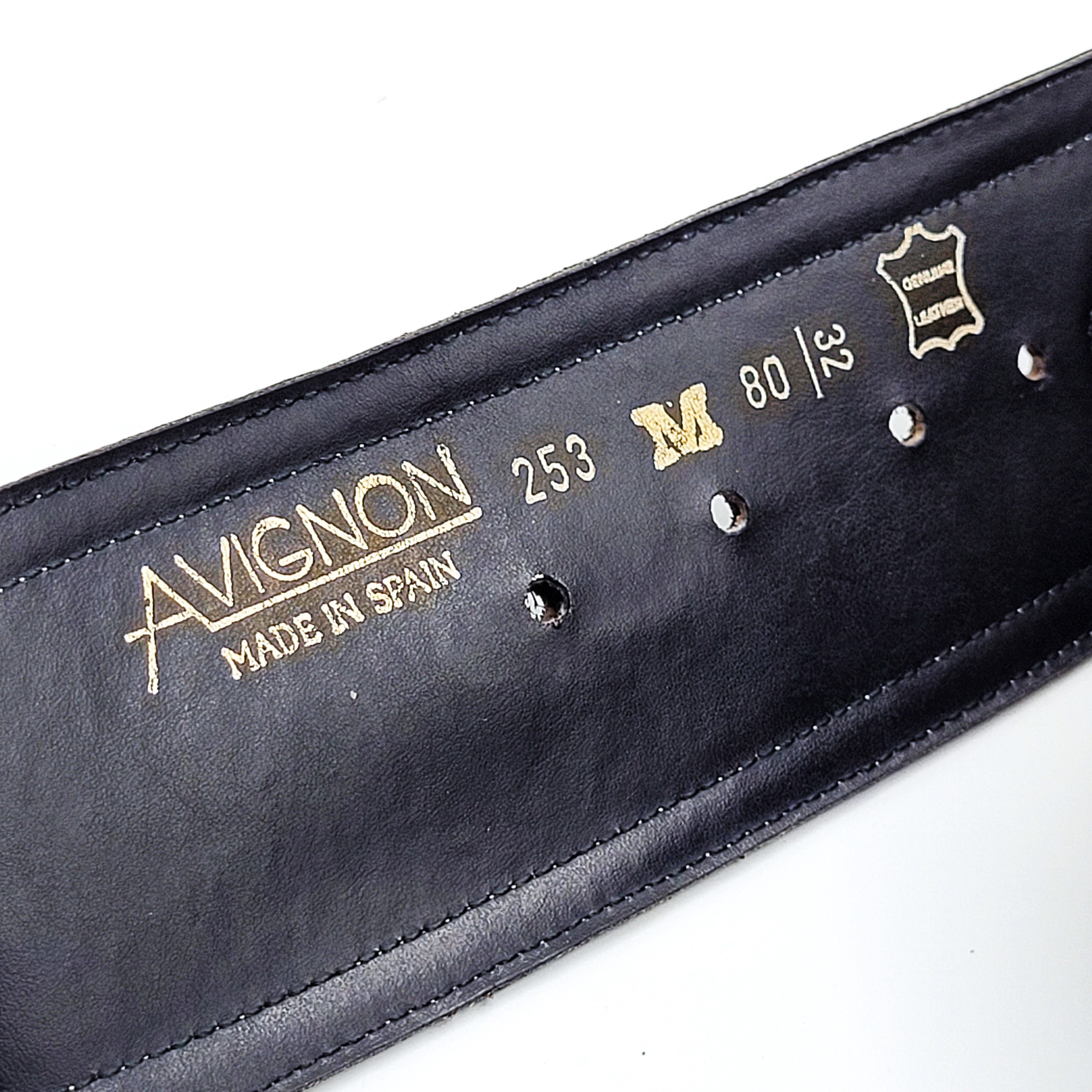 Avignon Womens Statement Belt Size S/M Gold Silver Black Adjustable Vintage Glam Buckle up, y main image 3