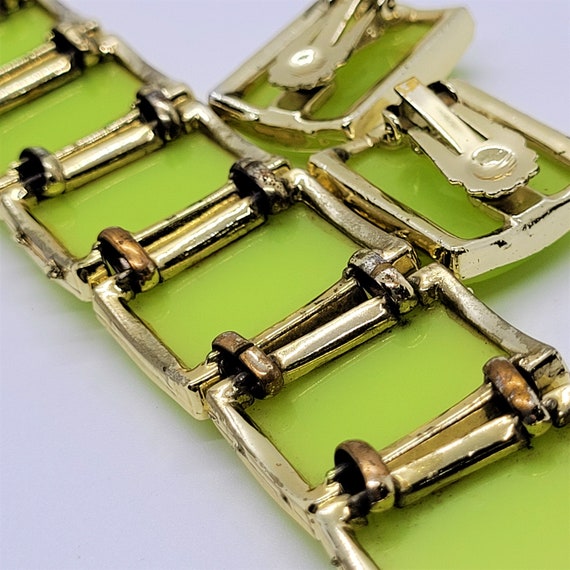 Apple green rectangle panel thermoset plastic moo… - image 10