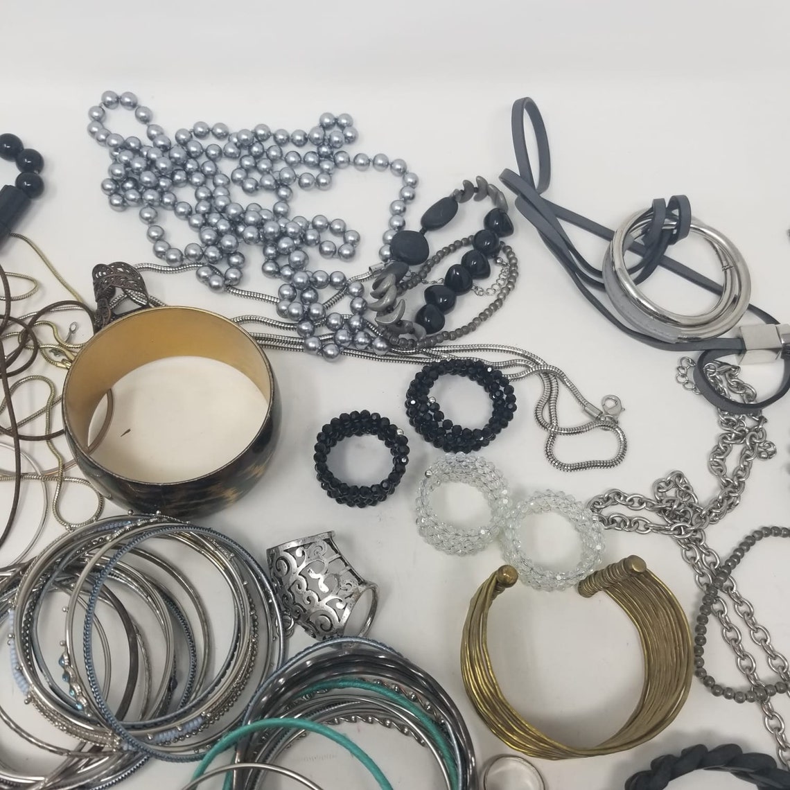 2lbs 7oz of costume Jewelry bangles rings necklaces Etsy