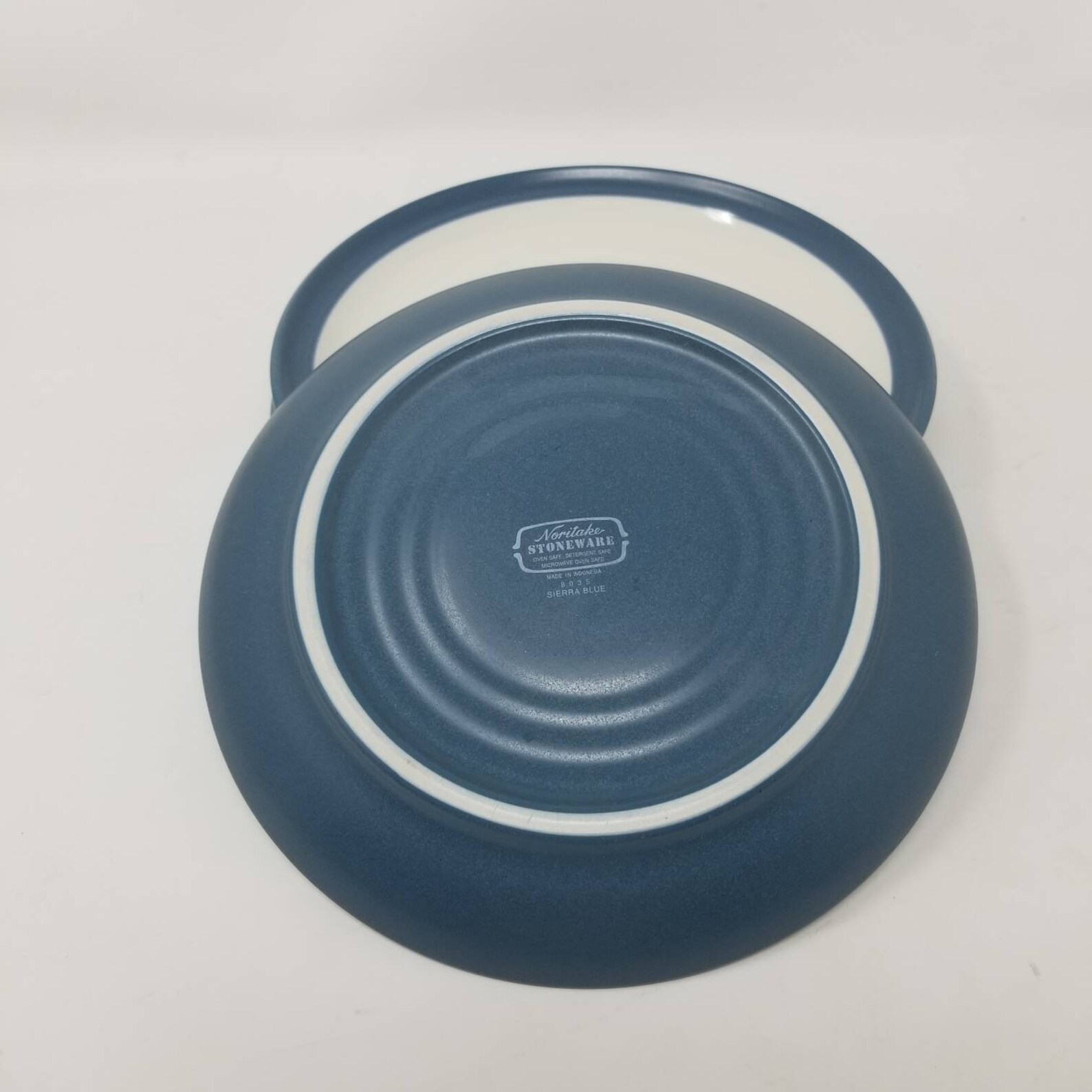 Noritake Stoneware SIERRA BLUE 8035 Salad Dessert Plates Set Etsy