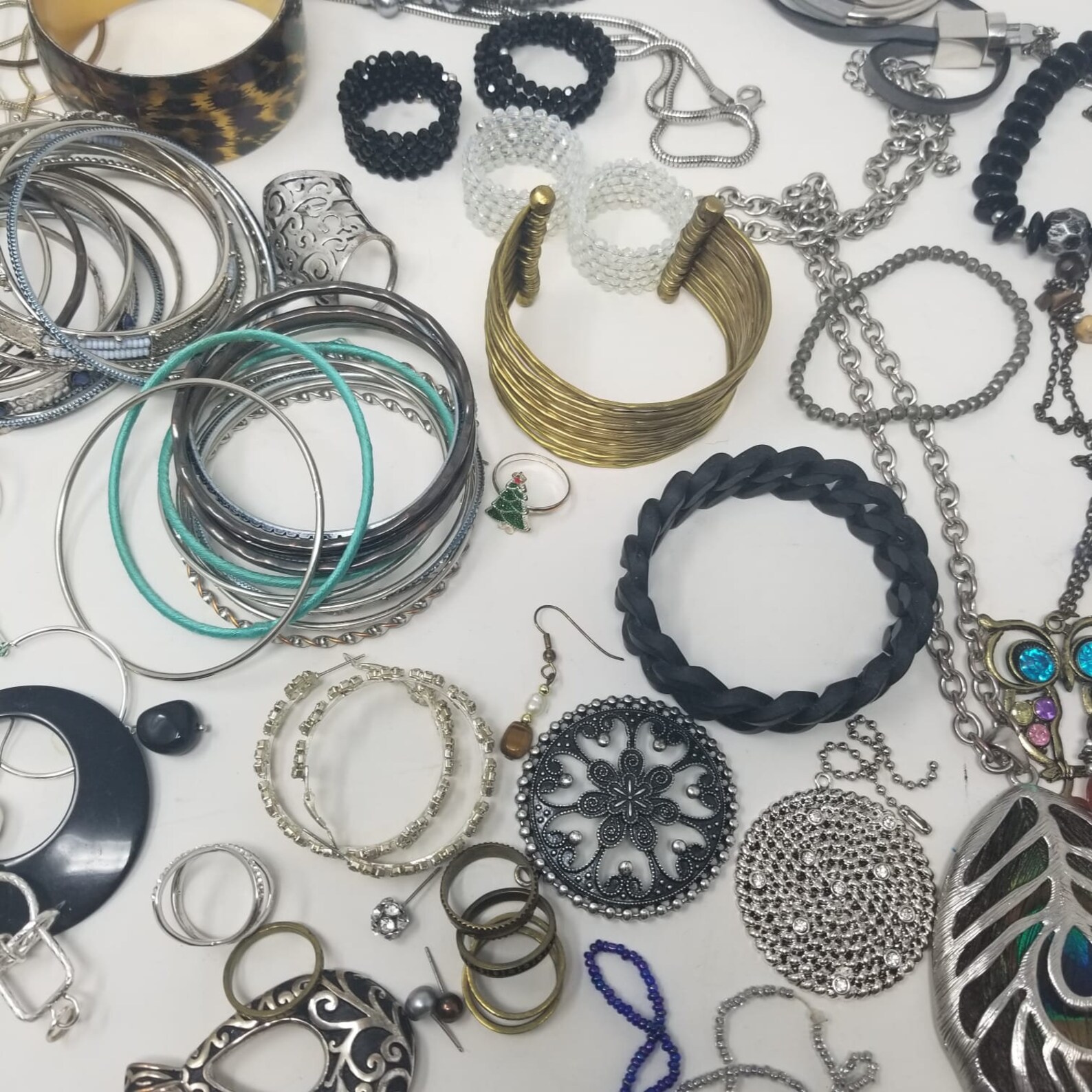 2lbs 7oz of costume Jewelry bangles rings necklaces Etsy