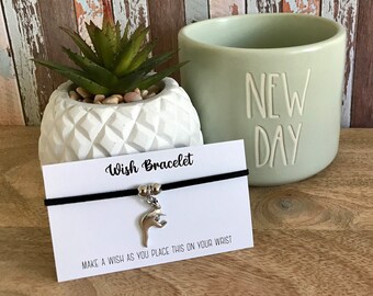 Känguru Wunscharmband - Charm Wildleder Armband - Geschenkkarte inklusive - Australisches Made - Känguru Charm