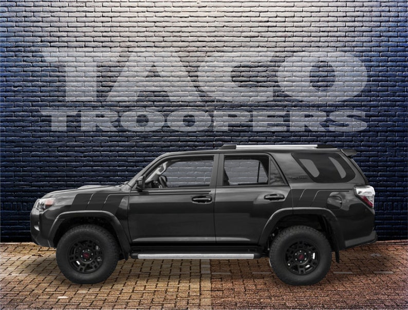 Kit Toyota 4runner TRD Back to the Future All Black Retro Etsy