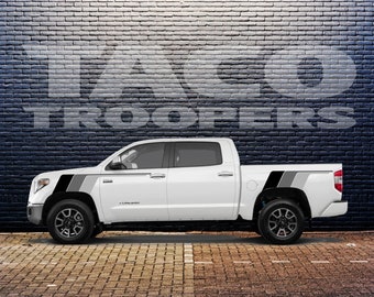 Kit-Toyota Tundra TRD terug naar de toekomst monochrome retro vintage Stripe Kit sport 4x4 Off Road PRO Taco Troopers decal