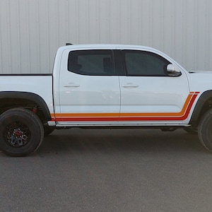 kit - Toyota Tacoma TRD Racing Dual Striping retro vintage stripe kit Sport 4x4 Off Road PRO Taco Troopers decal