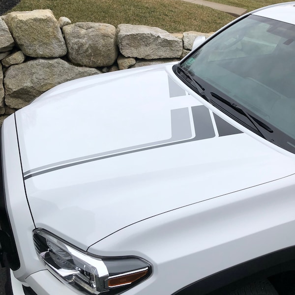 2016 2017 2018 Toyota Tacoma TRD Sport PRO Hood Scoop Monochrome BTF Back To The Future retro vintage Taco Troopers Decal Graphics
