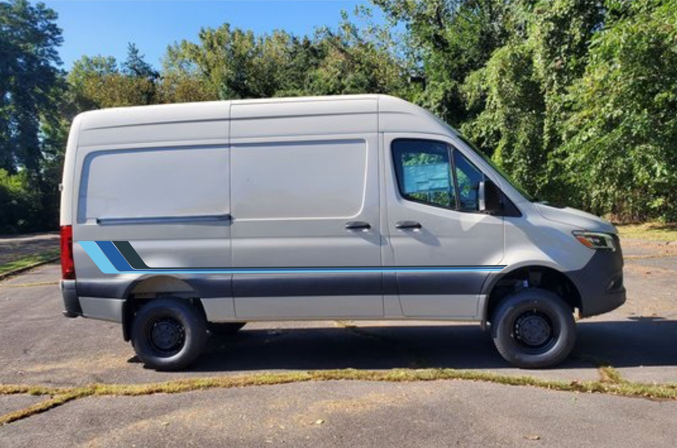 Kit Mercedes Benz Sprinter Taco Troopers retro vintage azul