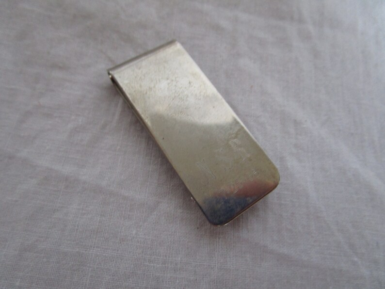 Vintage Retro Monogram NSR Money Clip 1968