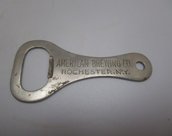Antique Beer Bottle Opener American Brewing Co Tamo Shanter Ale Appollo Beer