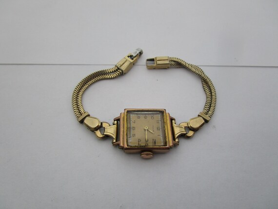 Antique Kulm Sport Ladies Wrist Watch Gold Filled