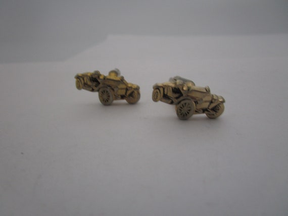 1950's  Retro  Race Car Stutz Bearcat Cuff Links - image 1