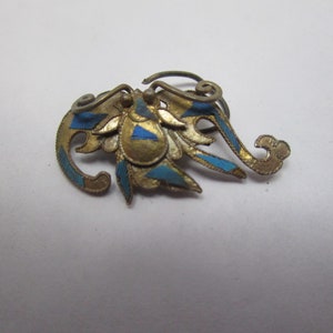 Qing Dynasty Antique Chinese Kingfisher feather hair ornament Insect