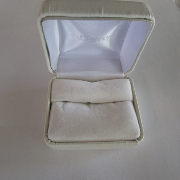 Vintage J C Penny Jewelry Ring Box