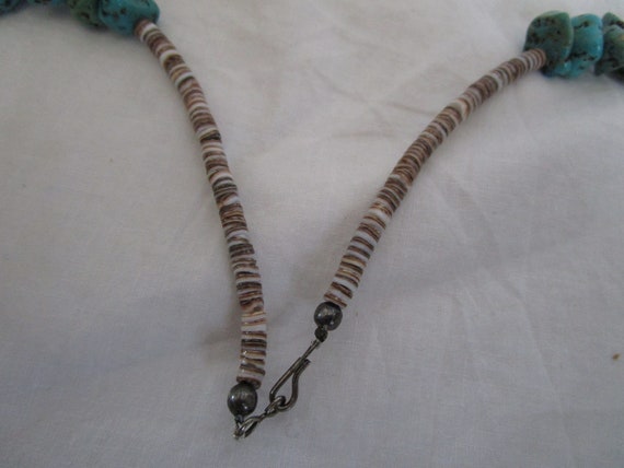 Native American Large Turquoise Stones Necklace F… - image 3