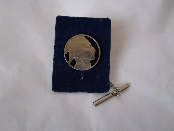 buffalo nickel tie tack
