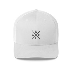 New Orleans Trucker Cap - White