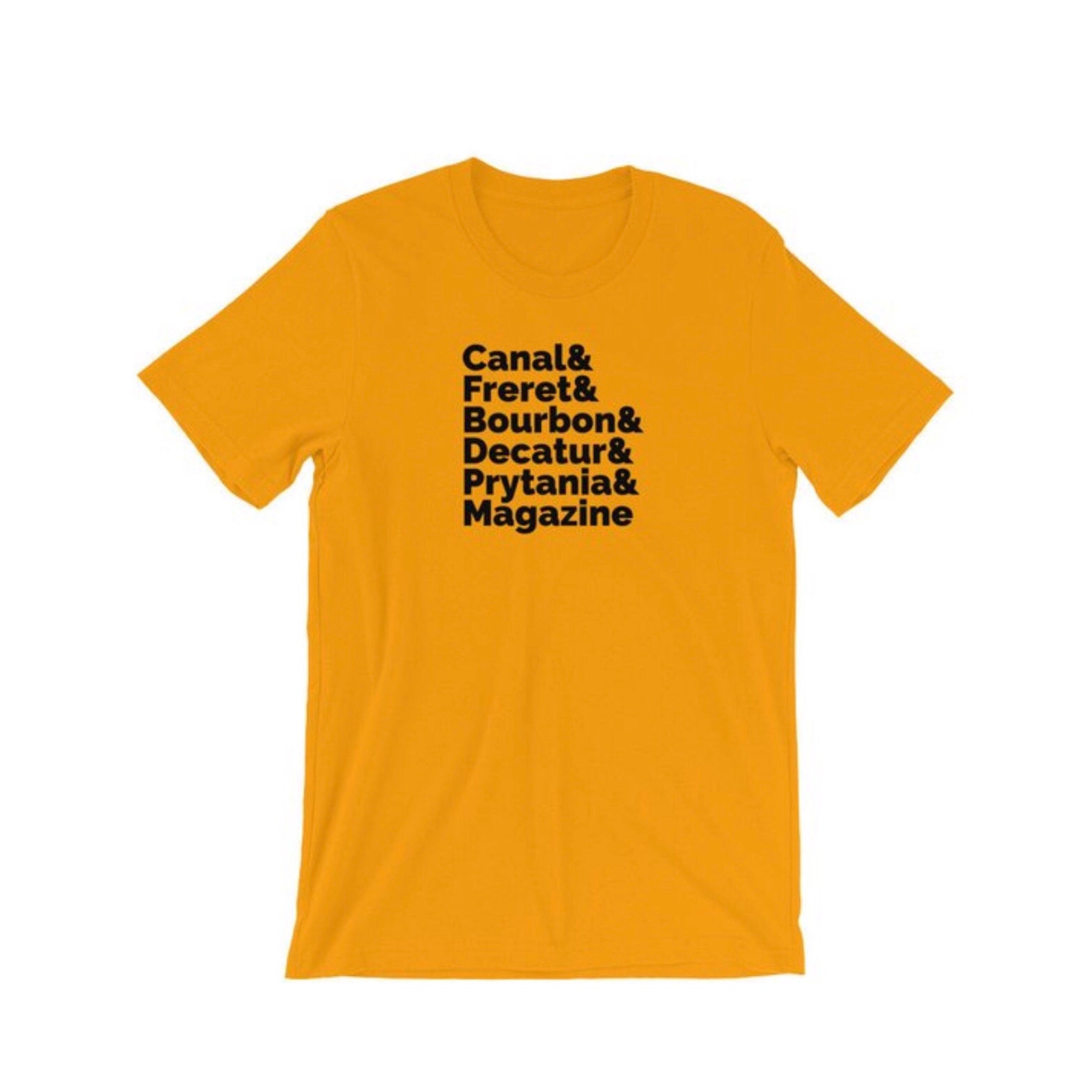 New Orleans Shirt - NOLA Street Names, NOLA T-shirt, Popular New ...