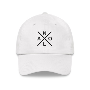 New Orleans Hat - NOLA Cross Hat (White)