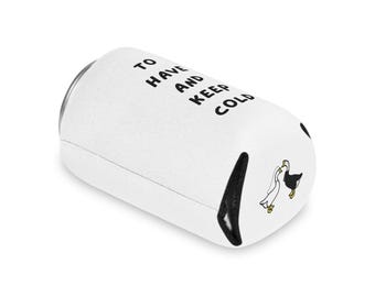 Funda/enfriador de latas para tener y mantener frías / Funda para bebidas Silly Goose