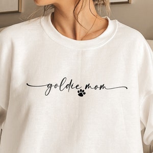 Mãe Golden Retriever SVG | Um design minimalista para mães de cães Goldie