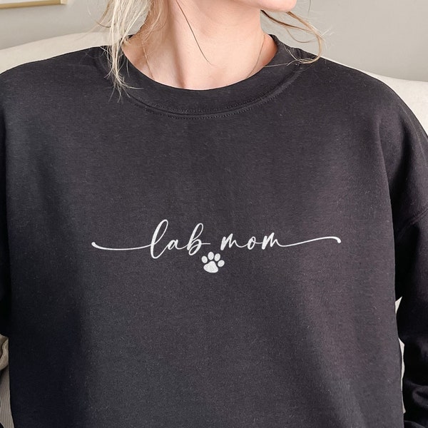 Lab Dog Mom SVG | Minimalist Design Cut File for Cricut & Glowforge | Instant Digital Download