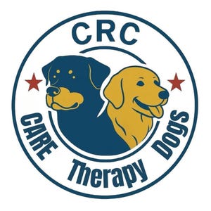 Personalized Dog Bandana with Care Therapy Dogs Embroidered Logo (For Andrea Hering's Team)