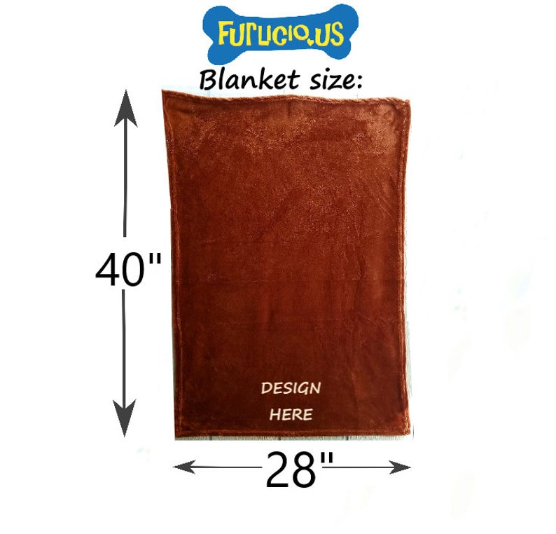 Personalized Cat Blanket With Big Paw Design Embroidered Etsy