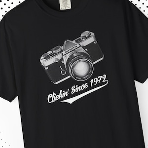 Retro Film Photography T-Shirt Comfort Colors Vintage Camera Tee Analog Photographer Gift Classic SLR Shirt