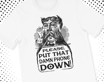 Funny Digital Detox Shirts Put Your Phone Away Wake The F Up Graphic Tee Hoodie or Tank Top Funny Anti Screen Addiction Mindful Living
