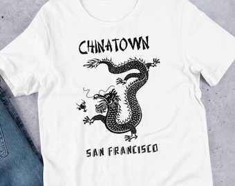 Chinatown San Francisco — Chinese Dragon T Shirt For Him Dragon Ball T-Shirt For Her California Souvenir Shirt Asian-American Pride Hoodie