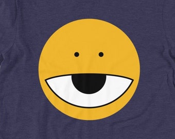 Trippy, Smiley Face Emoji Shirt Psy Clothing, Cyber Rave T Shirts, Hoodies & Tank Tops for Men, Women, Kids. Happy Face, New Years, Clubbing