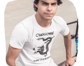 T-shirt dragon du quartier chinois de San Francisco : souvenir de la fierté asiatique