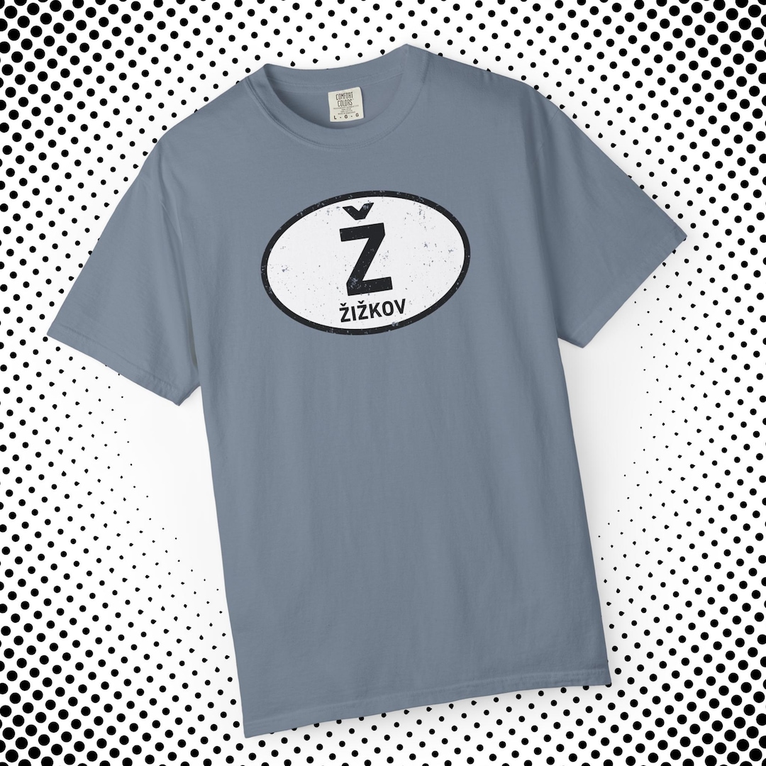 Žižkov Prague T Shirt Comfort Colors Tee Czech Republic Graphic
