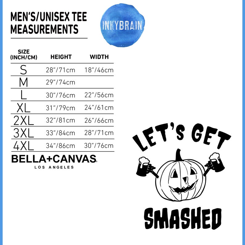 Let's Get Smashed Funny Halloween Party T Shirts for Him Perfect Drinking Tops for Her Beer Party Costume Drunk Pumpkin Spice Pub Crawl image 3