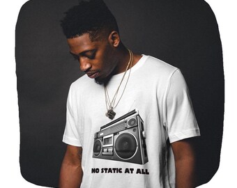 T-shirt rock classique : t-shirt vintage radio FM Boombox