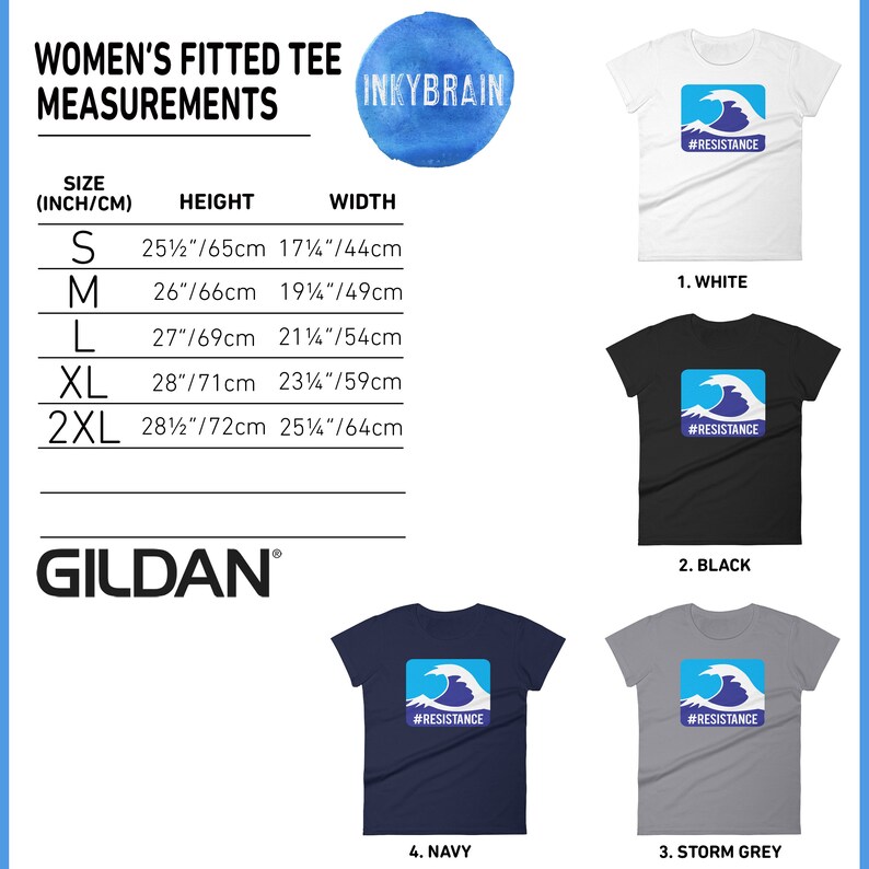 Blue Wave Resistance TShirt for Women Graphic Tee Shirt for Feminist Tshirt For Him Womens Empowerment Ladies T Shirt 2024 Democracy image 4