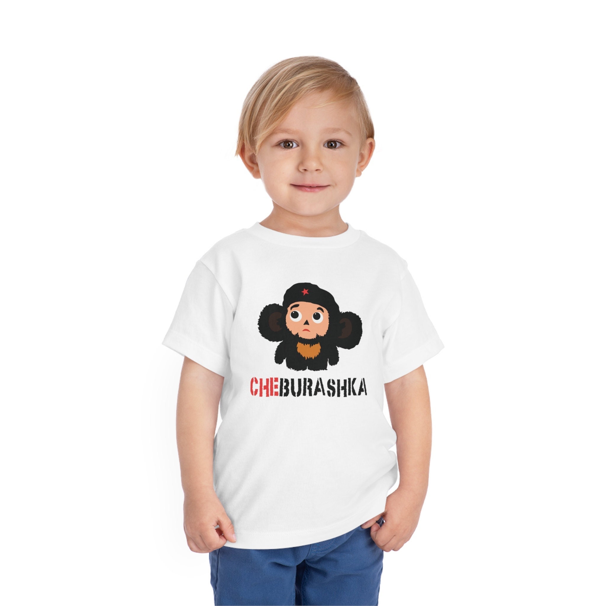 面白いチェブラーシカ チェ ゲバラ Tシャツ 2 ～ 5 歳の幼児用