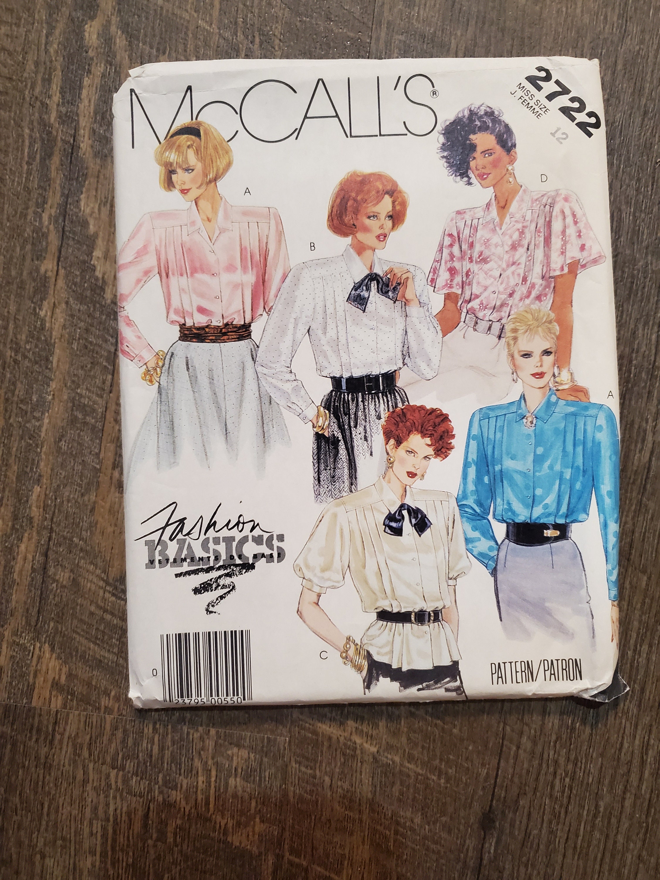 Vintage McCall's Patterns 80's Etsy