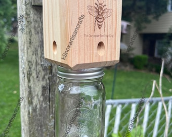 Wooden Carpenter Bee Trap: Eco-Friendly, Odor-Free Pest Control