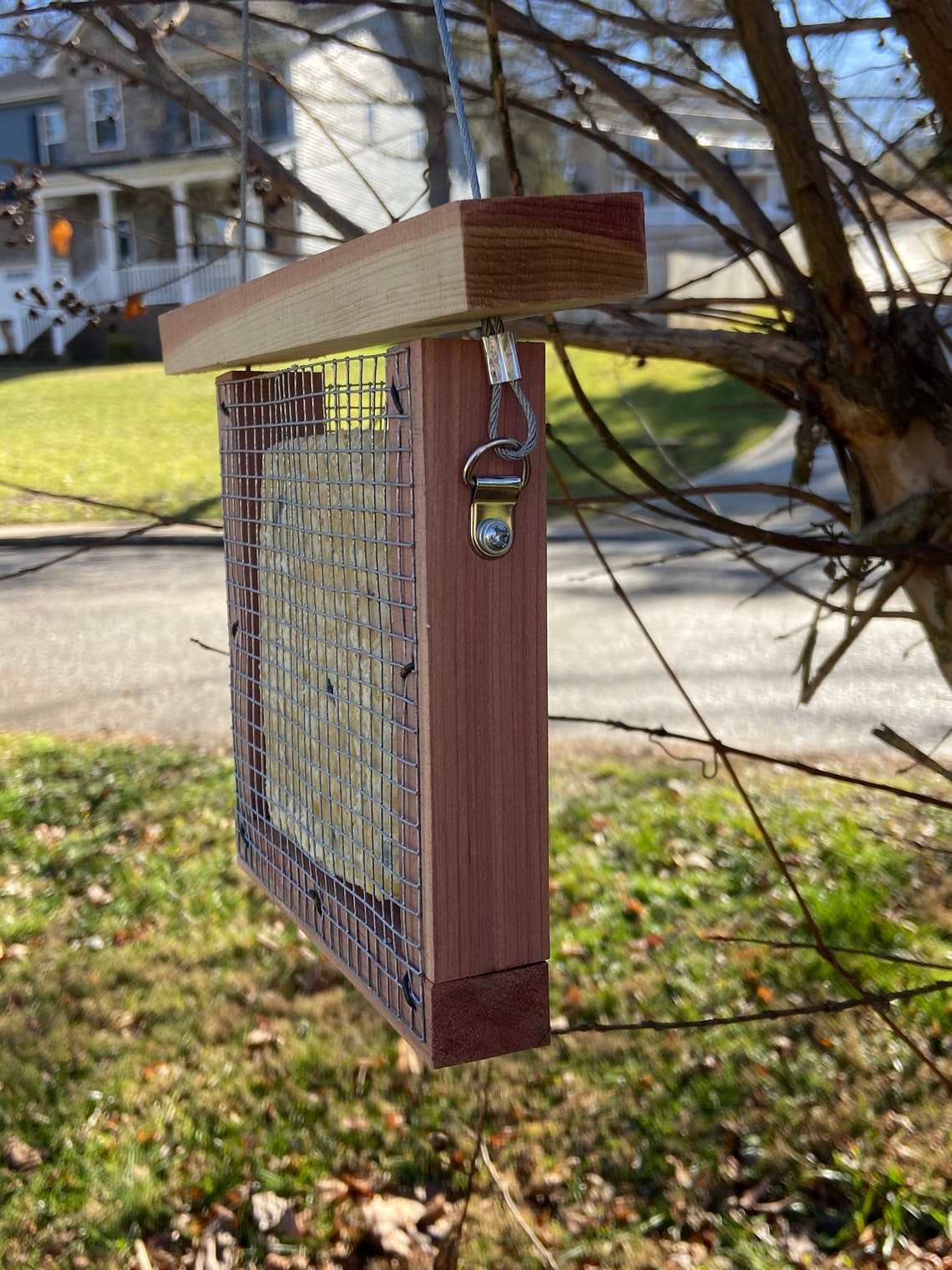 Eastern Red Cedar Suet Feeder Etsy
