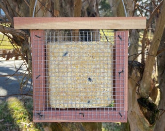 Eastern Red Cedar Suet Feeder