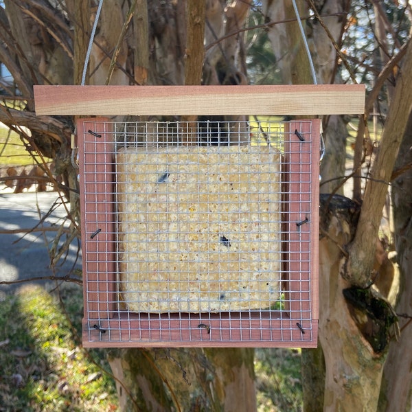 Eastern Red Cedar Suet Feeder