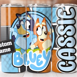 custom Bluey 20oz tumbler