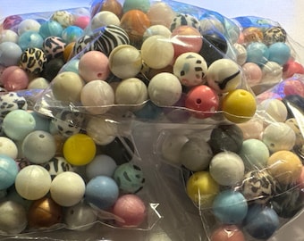 15 mm Silikon Bead Mix-Großhandel Spezialität Silikon Beads.lose Perlen.DIY Stifte, DIY Schlüsselbänder,DIY Schlüsselbänder.Pre Mischfarben.