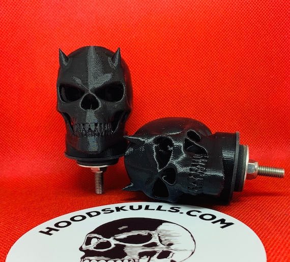 Devil Jeep Hoodskulls Size 58mm Or 43mm Badass Accessory Etsy