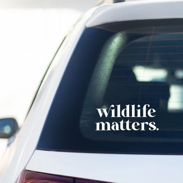 wildlife sticker | car decal | wildlife conservation | zookeeper gift | zookeeper sticker | waterproof sticker | wildlife decor | animals