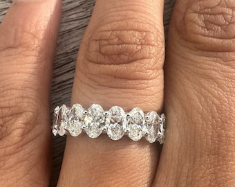 Carat Oval Eternity band, Carat Oval Eternity Carat Oval  Diamond Oval Diamond Eternity Oval Diamond Eternity Ring