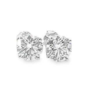 1 Carat Diamonds Studs, 1 Carat Total weight Diamonds Earrings. F VS Clarity Diamonds Studs. 1 Carat