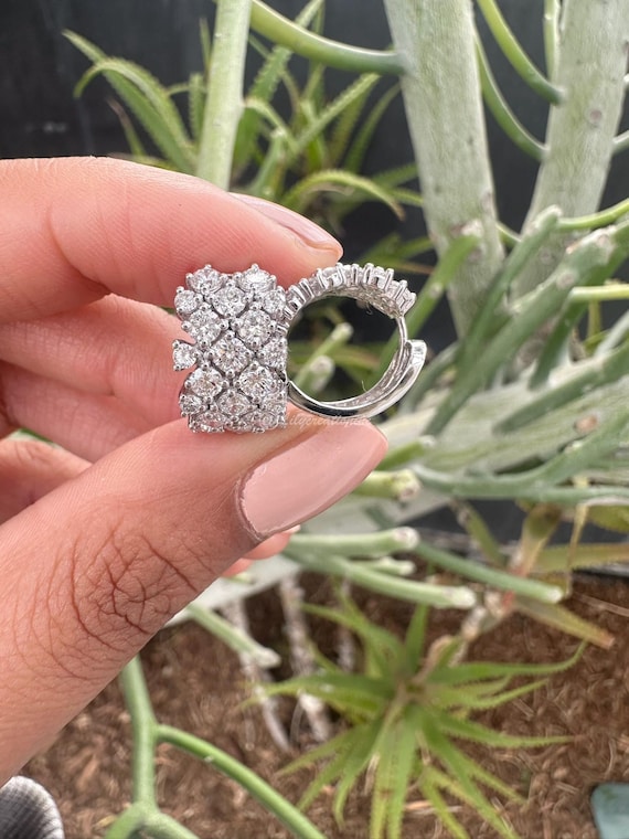 Diamond Huggies, 2 Carat Diamond Huggies, Diamond Huggie Earrings, 2 Carat Diamond Huggie Earrings, Diamond Hoops.